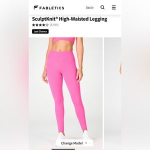 It's SculptKnit® by Fabletics. Size M. In great condition.